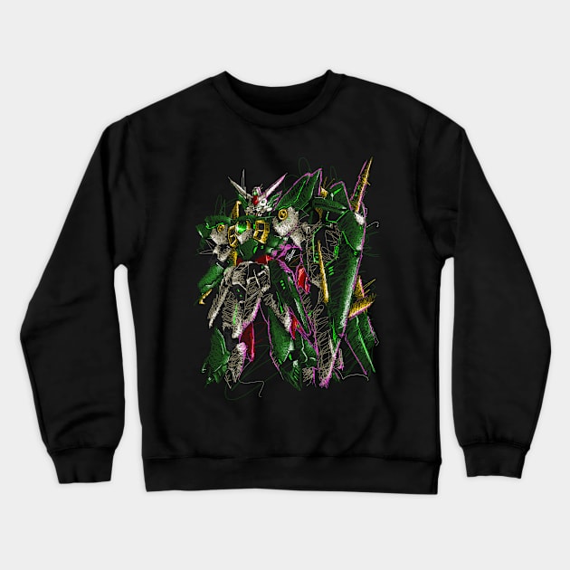 Wing Gundam Fenice Rinascita Crewneck Sweatshirt by Shawngkolon